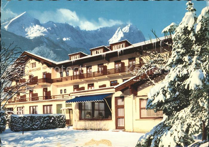 AK Ansichtskarte Garmisch Partenkirchen Hotel Garmischer Hof Kat AK Ansichtskarte Garmisch Partenkirchen Hotel Garmischer Hof Kat