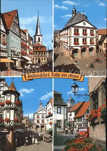 Lohr Main Altstadt Fachwerk Kat. Lohr a.Main