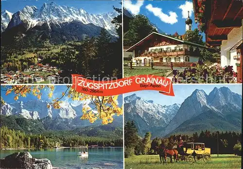 Grainau Zugspitzdorf Postkutsche Eibsee Kat. Grainau