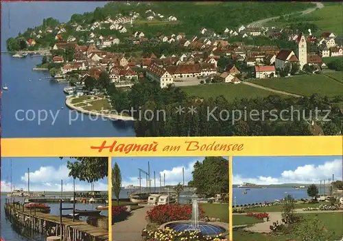 Hagnau Bodensee Fliegeraufnahme Hafen Kat. Hagnau am Bodensee
