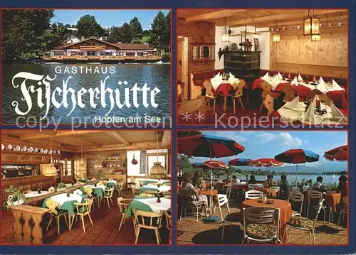 Hopfen See Gasthaus Fischerhuette Kat. Fuessen