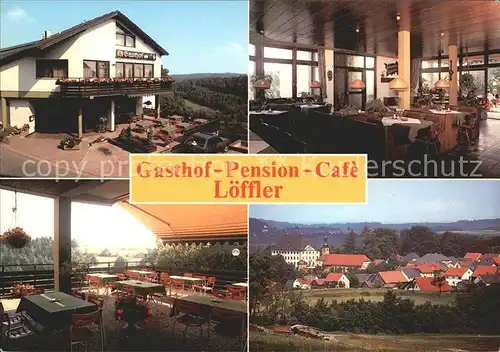 Trockau Gasthaus Pension Cafe Loeffler Kat. Pegnitz