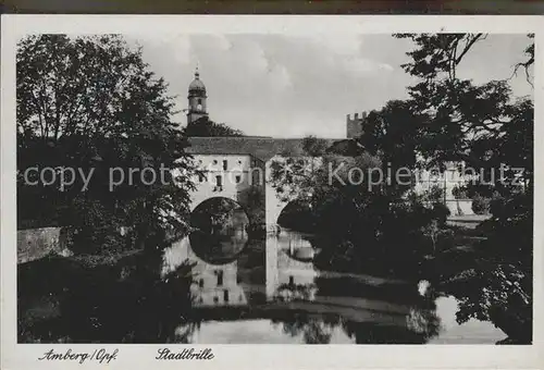 Amberg Oberpfalz Stadtbrille Kat. Amberg