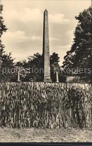 Maegdesprung Obelisk Kat. Harzgerode