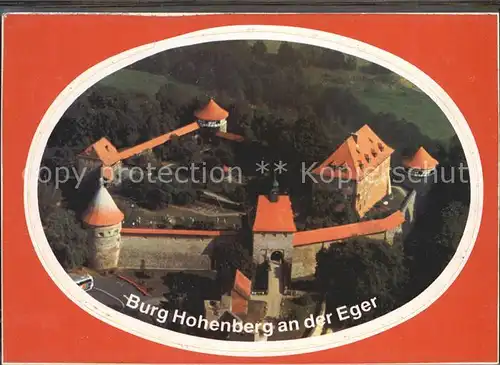 Hohenberg Eger Burg Fliegeraufnahme Kat. Hohenberg a.d.Eger