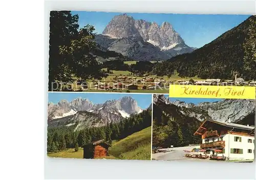 Kirchdorf Tirol mit Wildem Kaiser Griessneralm Kat. Kirchdorf in Tirol Wilder Kaiser