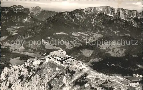 Berchtesgaden Kehlsteinhaus Fliegeraufnahme Kat. Berchtesgaden