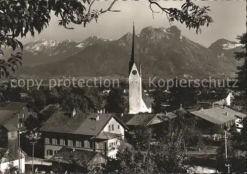 Brannenburg mit Hochfries und Heuberg Kat. Brannenburg