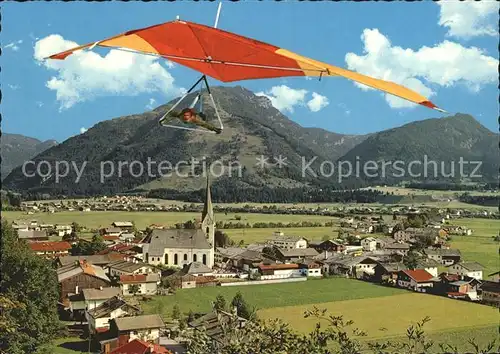 Koessen Tirol Panorama Drachenflieger Kat. Koessen