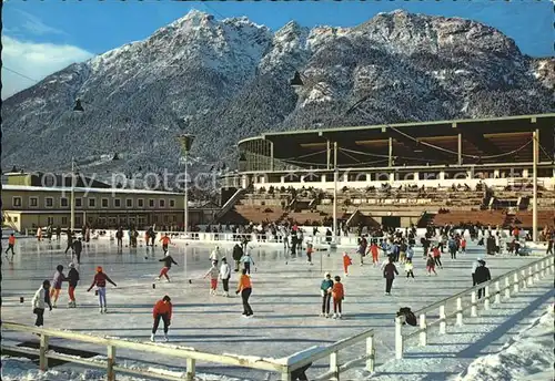 Garmisch Partenkirchen Olympia Eisstadion mit Kramer Kat. Garmisch Partenkirchen