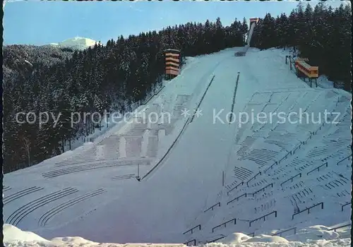 Innsbruck Olympiaschanze am Berg Isel Kat. Innsbruck