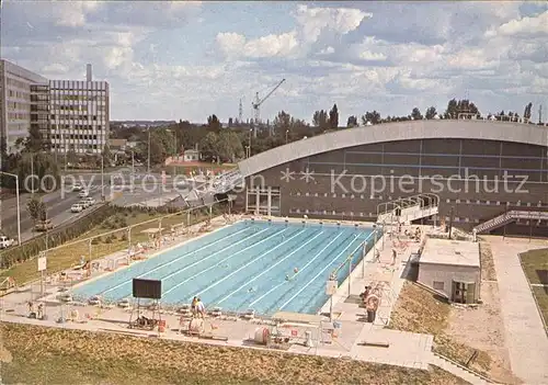 Szeged Sporthalle mit Schwimmbad Kat. Szeged