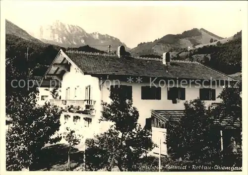 Rottau Chiemgau Gaestehaus Schmid Kat. Grassau