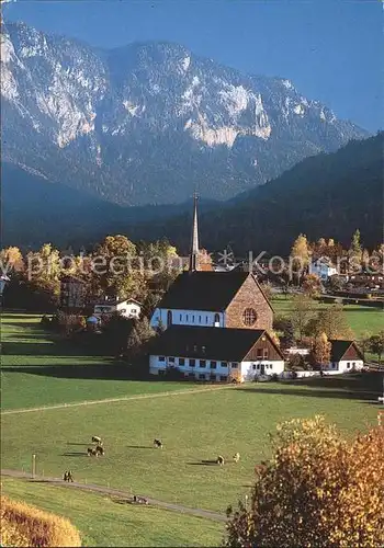 Bayerisch Gmain Pfarrkirche St Nikolaus von der Fluee Kat. Bayerisch Gmain