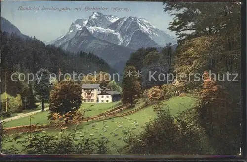 Berchtesgaden Ilsank mit Hochkalter Kat. Berchtesgaden