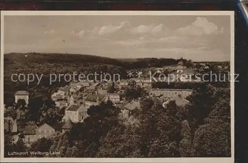 Weilburg Totalansicht Kat. Weilburg Lahn