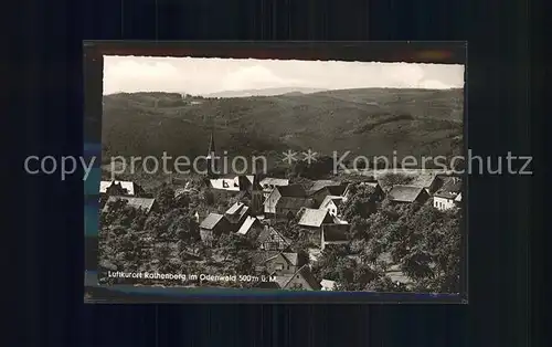 Rothenberg Odenwald Ortsansicht Kat. Rothenberg