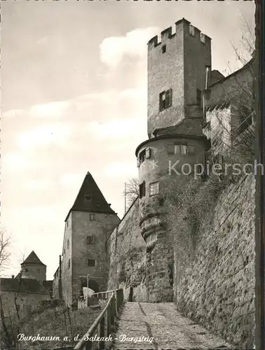 Burghausen Salzach Burgsteig Kat. Burghausen