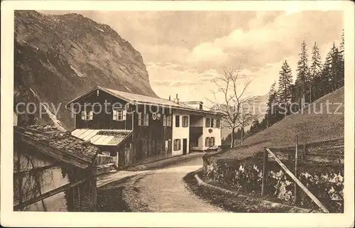 Ramsau Berchtesgaden Gasthaus Pension Schwarzbachwacht Kat. Ramsau b.Berchtesgaden