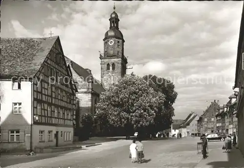 Altdorf Nuernberg Marktplatz mit Stadtkirche Kat. Altdorf b.Nuernberg
