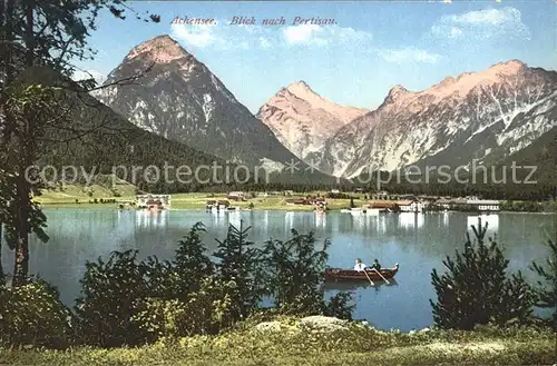 Achensee mit Pertisau Panorama Kat. Eben am Achensee