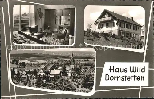 Dornstetten Wuerttemberg Haus Wild Zimmer Ortsansicht Kat. Dornstetten