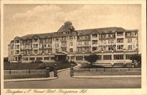 Koenigstein Taunus Hotel Koenigsteiner Hof Kat. Koenigstein im Taunus