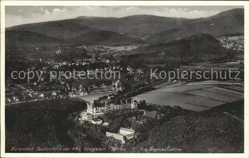 Koenigstein Taunus Kuranstalt Taunusheim Fliegeraufnahme Kat. Koenigstein im Taunus