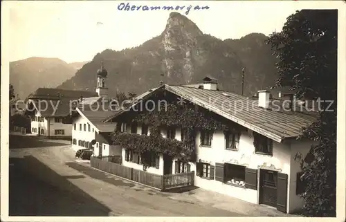 Oberammergau mit Kofel Kat. Oberammergau