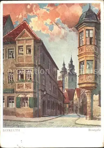 Bayreuth Brautgasse Kat. Bayreuth