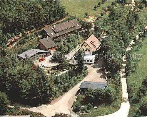 Lauf Baden Hardsteinhaus an der Wegscheide Fliegeraufnahme Kat. Lauf