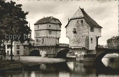 Bad Kreuznach alte Brueckenhaeuser Kat. Bad Kreuznach