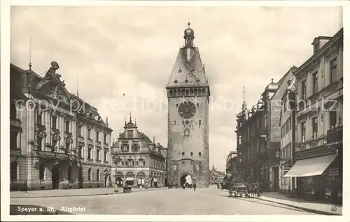 Speyer Rhein Altpoertel Kat. Speyer