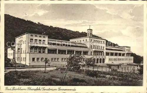 Bad Duerkheim Sanatorium Sonnenwende Kat. Bad Duerkheim