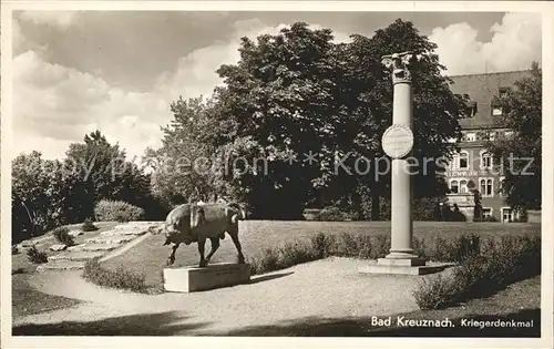 Bad Kreuznach Kriegerdenkmal Kat. Bad Kreuznach