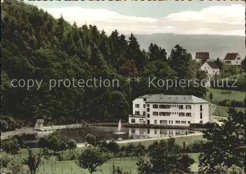Nonnenweiler Sanatorium Waldhotel Kat. Bad Saulgau