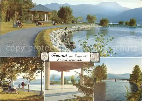 Gmund Tegernsee Strandpromenade Kat. Gmund a.Tegernsee