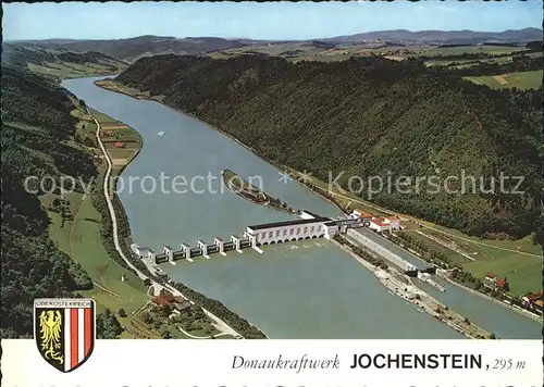 Jochenstein Niederbayern Fliegeraufnahme Danaukraftwerk Kat. Untergriesbach