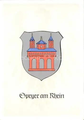 Speyer Rhein Wappen Kat. Speyer