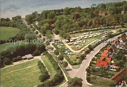 Sonderborg Fliegeraufnahme Camping Ringgade Kat. Sonderborg