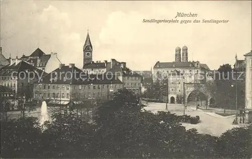 Muenchen Sendlingertorplatz Sendlingertor Kat. Muenchen