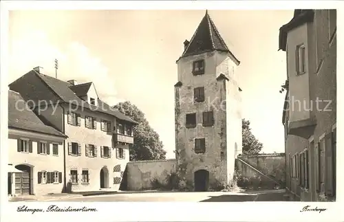 Schongau Polizeidienerturm Kat. Schongau