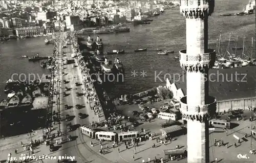 Istanbul Constantinopel Galata Bruecke  Kat. Istanbul