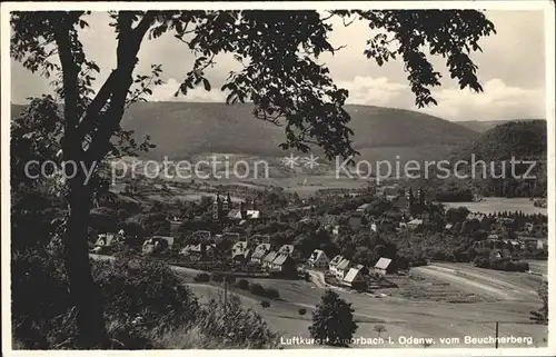 Amorbach Blick vom Beuchnerberg  Kat. Amorbach