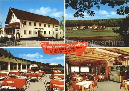 Raustetten Gasthof Pension Jaegerblick  Kat. Fremdingen