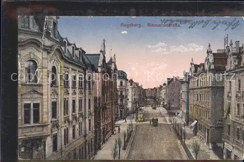 Augsburg Bismarckstrasse  Kat. Augsburg