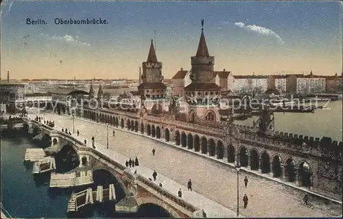 Berlin Oberbaumbruecke  Kat. Berlin