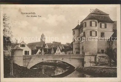 Donauwoerth Rieder Tor  Kat. Donauwoerth