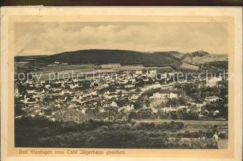 Bad Kissingen Blick vom Cafe Jaegerhaus  Kat. Bad Kissingen