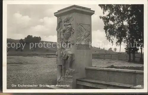 Ammertal Echelsbacher Bruecke Ammertal  Kat. Bad Bayersoien